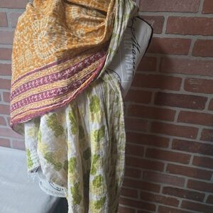 Multi-Color Kantha Scarf